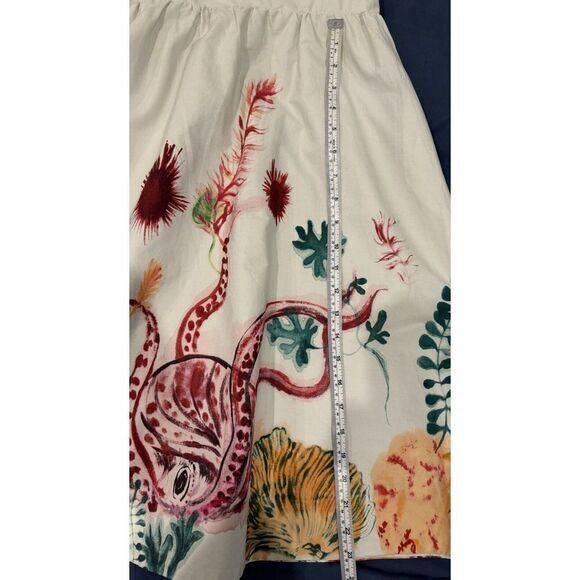 Anthropologie Nathalie Lete Paris Marine Mural Dress‎ Sz 8 (runs small) - Picture 4 of 5